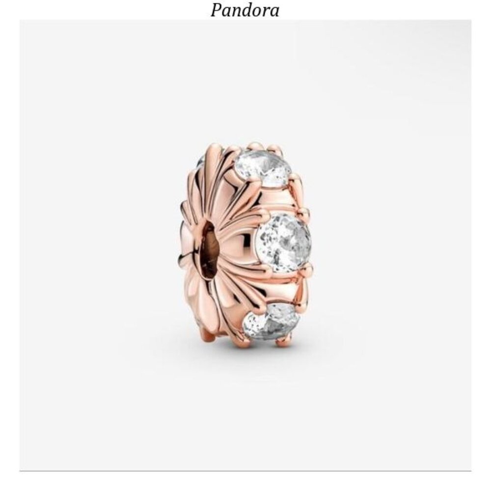 Pandora Long Pronged Sparkling Clip Charm